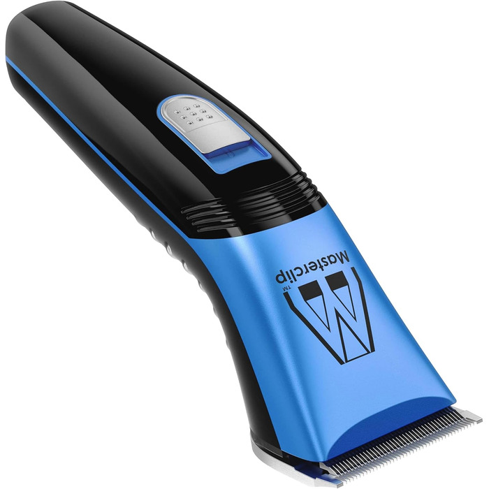 Професійна машинка для стрижки собак Masterclip Showmate II (блакитна), бездротова, акумуляторна, для собак, котів та інших тварин