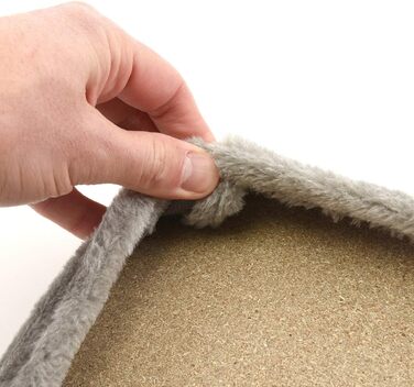 Кішка ліжко на підвіконня велике - Snuggly Place, сірий, 75 x 35 см