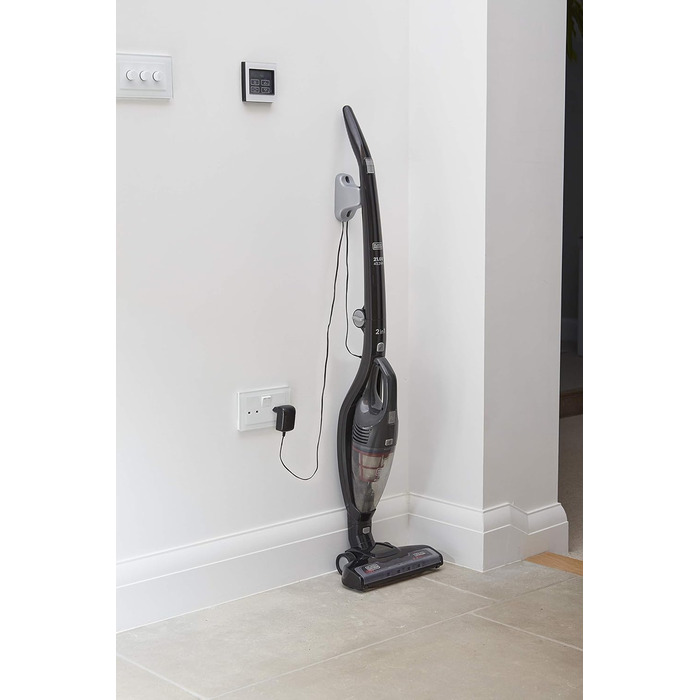Акумуляторний пилосос BLACK+DECKER BHHV315B-QW Lithium Dustbuster з циклонною технологією та щілинною насадкою, безмішковий, білий/синій