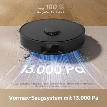 Робот-пилосос Dreame D10 Plus Gen 2 з функцією миття, автоматичним випорожненням, LiDAR-навігацією, 6000 Pa потужністю всмоктування, 285 хвилин роботи від акумулятора (D20)