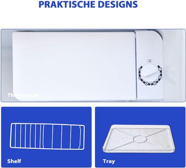 Міні холодильник 45L, білий, без морозильної камери, тихий, для кухні, офісу, спальні, невеликих квартир, готелів, 0-10°C