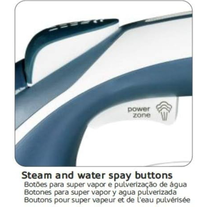 Праска HÆGER ULTRA STEAM 2800: керамічна підошва, захист від накипу та протікання, самоочищення, 2800 Вт