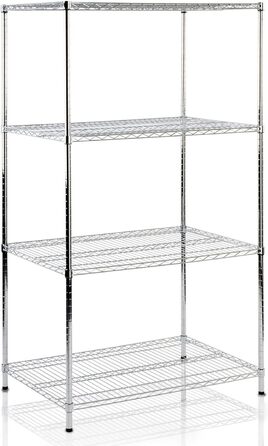 Casa Pura Heavy-Duty Storage Shelf - Decorative Wire Shelf - Metal Shelf