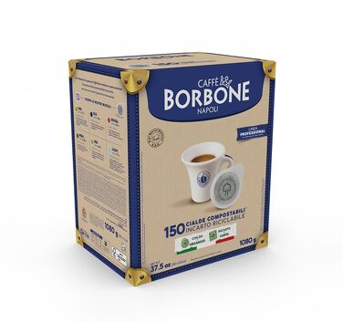 Кавові пади Caffè Borbone Rote Miscela (Червона суміш), ESE 44 мм, біорозкладні, 150 шт