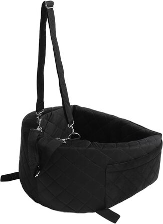 Автокрісло для собак Ejoyous: чорне, з memory foam, до 15.9 кг