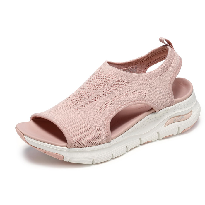 Skechers Arch Fit City Catch – жіночі сандалі Blush Knit, 40 EU, з підтримкою стопи