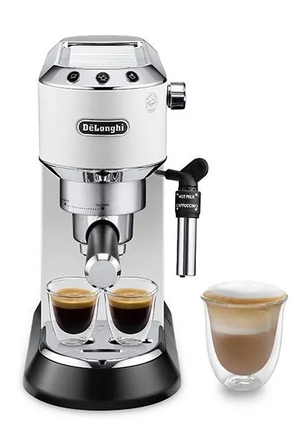 Ріжкова кавомашина De'Longhi Dedica EC685.W, 1350 Вт, біла