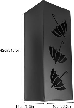 Metal Umbrella Stand - Multi-Purpose Umbrella Holder for Office, Hallway, and Home