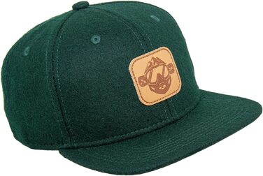 Кепка Jumping Bird бейсболка унісекс • Знімна кепка для активного відпочинку • Фетр, регульований розмір, оливковий • Ідеально для сноуборду