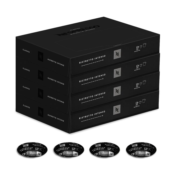 Кава в капсулах Nespresso Professional Ristretto Intenso, 200 капсул (4 упаковки по 50 шт)
