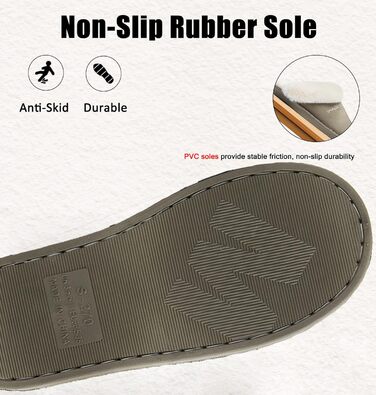 Домашні тапочки для жінок та чоловіків зимові теплі з синтетичного хутра, овчої шкури, штучного хутра, плюшу, м'які, з антиковзким покриттям, пантолетти для дому та вулиці (42.5/44 EU, Forest Night)