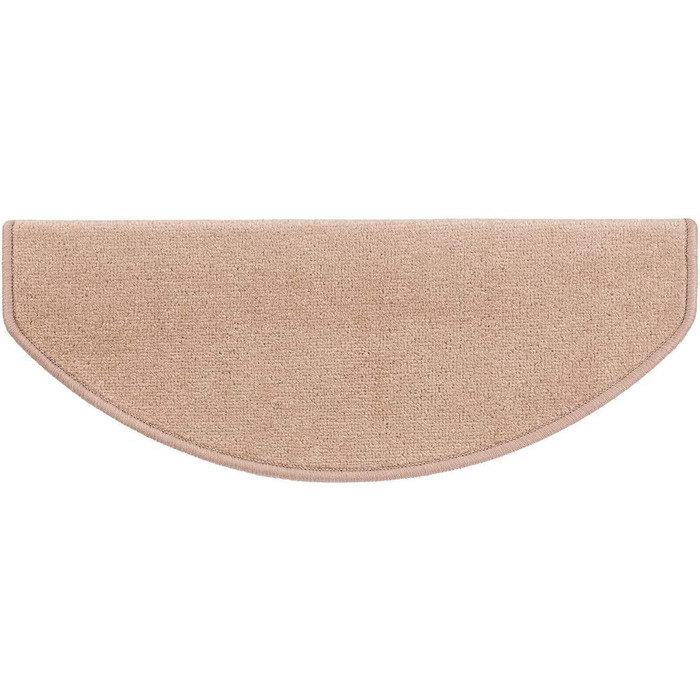 Casa Pura Dynasty Velour Non-Slip Stair Treads - 15 Piece Set - Brown
