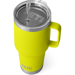 YETI Rambler 35 oz Stainless Steel Vacuum Insulated Straw Mug - Firefly Yellow