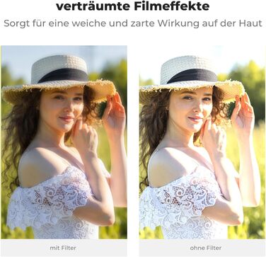 Фільтр K&F Concept 77mm Black Mist 1/4 та ND2-ND400 2-в-1 (Nano-Xcel Series)