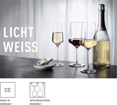 Набір келихів для білого вина RITZENHOFF Lichtweiss (2 шт.) - 400 мл, Made in Germany