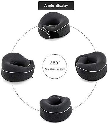 KÖHAIR Neck Pillow supports your restful sleep after your hair transplant - Innovative Travel Pillow | Unbelievably small for relaxed travel by plane and car