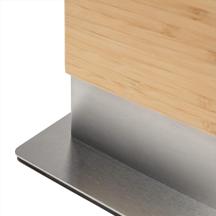 Coninx Magnetic Knife Block, Double-Sided | Magnetic Knife Holder (without knives) | Knife Holder with Strong Magnet | Magnetic Knife Stand, Double-Sided, Non-Slip | Bamboo