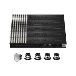 Кава NESPRESSO Original Paris | Арабіка та Робуста середнього обсмаження | Ідеально для еспресо | Сумісна з капсульними машинами Original | 200 капсул (50 шт.)