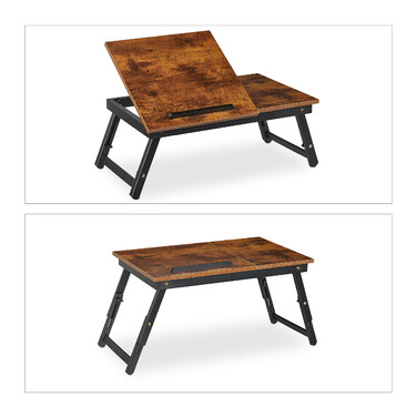 Relaxdays Adjustable Height Laptop Table