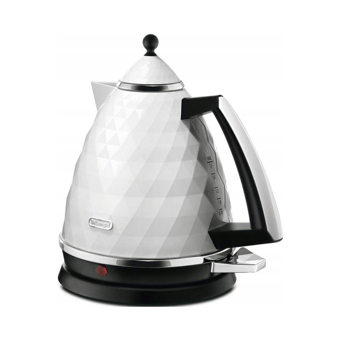 Електричний чайник De'Longhi KBJ 2001.W, 2000 Вт, 1.7 л, білий