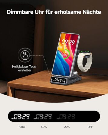 Зарядна станція SwanScout магнітна 3-в-1 для Samsung Galaxy S25 Ultra/S24/Z Flip 7/Z Fold 7, годинник Samsung Watch 8 Classic/8/Ultra/7, навушники Galaxy Buds 3, SwanScout 708SM