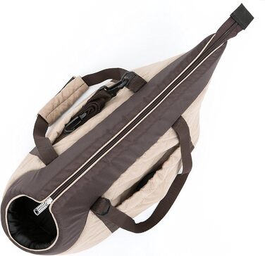 Сумка-переноска для собак та котів, рюкзак, бежевий, 20x42x22 см, S (2-8 кг)