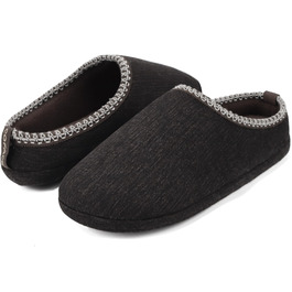 Тапочки чоловічі COFACE з м'якою піною Memory Foam, зручні, для дому та вулиці, темно-коричневі, 47 EU