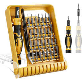 JAKEMY Mini Електродриль E21-B: Набір для дрібної механіки з регулюванням крутного моменту, LED-підсвічуванням та USB-C зарядкою