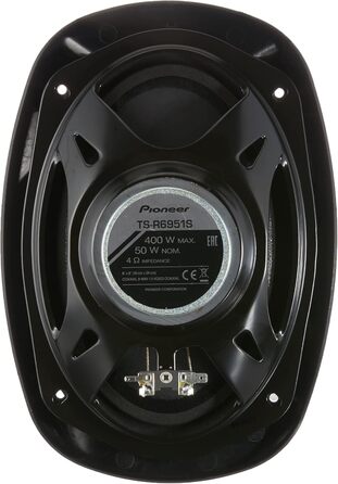 Автомобільні коаксіальні динаміки Pioneer TS-R6951S 6x9'' 400 Вт, 3-смугові, потужний звук, чорні, комплект 2 шт.
