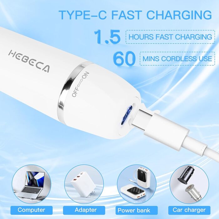 Електричний тример для обличчя 3-в-1: брови, вуха, ніс та обличчя. Бездротовий, вологостійкий, для жінок