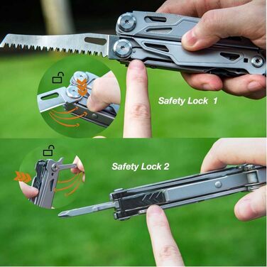 Мультитул преміум-класу 27-в-1: інструмент для кемпінгу, туризму та відпочинку на природі | З набором біт та зручною сумкою