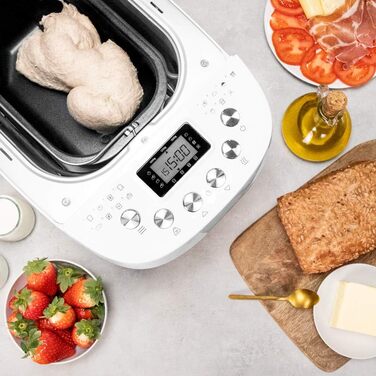 Хлібопекарня Cecotec Brotbackautomat Bread&Co 1500 PerfectCook: 850 Вт, 1,5 кг, 15 програм, таймер, миється, з рецептами