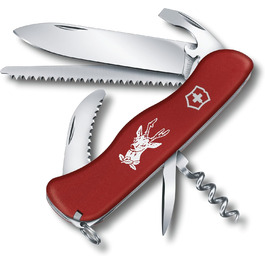 Швейцарський ніж Victorinox Hunter - ніж мисливця з 12 функціями, включаючи відкривачку для пляшок та коркову викруткою