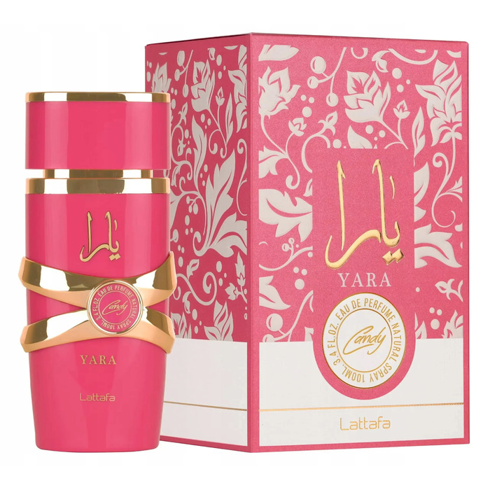 Парфумована вода Lattafa Yara Candy, 100 мл — коралвий арабський аромат