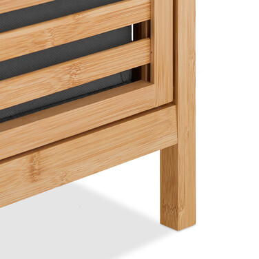 Relaxdays Laundry Basket with 2 Shelves