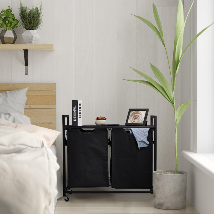 Relaxdays Laundry Basket Rack