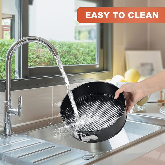 Форми для випічки ECCOGREAT 3 шт. (10/18/23 см) з антипригарним покриттям - для тортів, піци та млинців