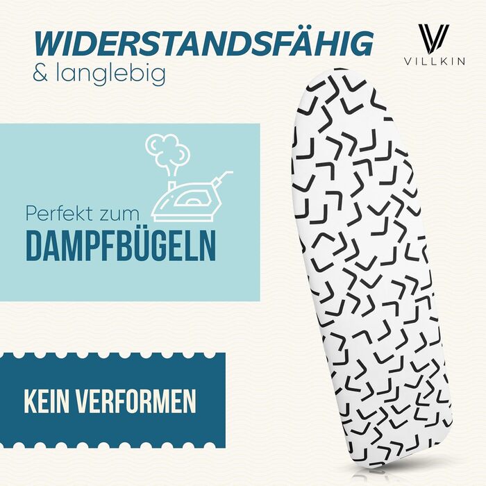 Покривало для прасувальної дошки з бавовни для парових прасок та парогенераторів (L)