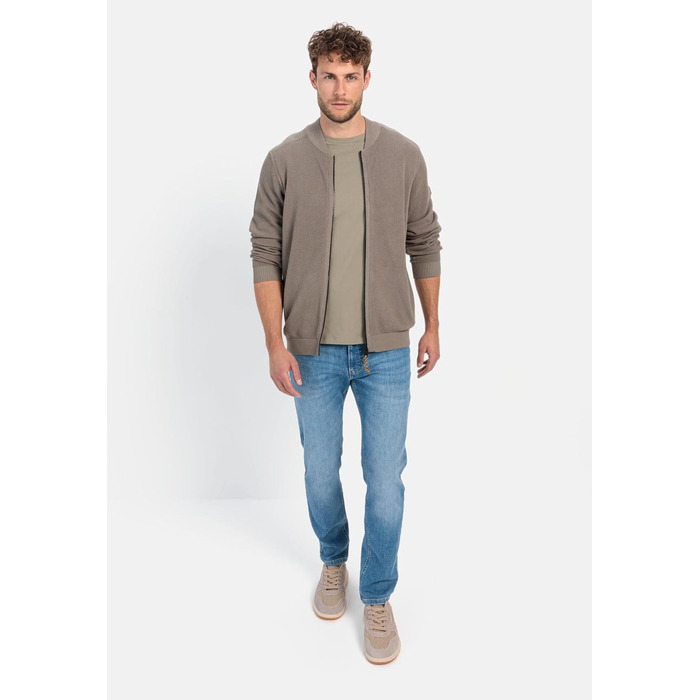 Кардиган чоловічий Camel Active з органічної бавовни, сертифікований (3XL, Rock Grey)