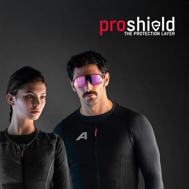 Жіночий захисний жилет ALPINA PROSHIELD – гнучкий, дихаючий, регульований захист спини, чорний, розмір M