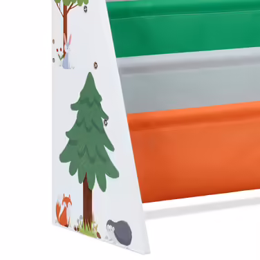Relaxdays Children's Bookshelf, Forest Animals