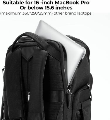 Рюкзак для фотокамери K&F Concept Alpha 25L сірий - для фотографів, з відділенням для 16-дюймового ноутбука, сумісний з дронами DJI Mavic
