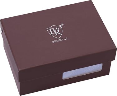 Подарунковий набір для чоловіків: краватка, хустинка, запонки, зажим для краватки та ґудзики для манжетів, блакитний в смужку, для офісу, весілля, костюма. Елегантний подарунок