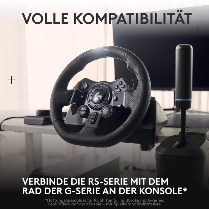 Руль Logitech G29 Driving Force з Force Feedback, 900° обертів, шкіряне покриття, педалі з нержавіючої сталі, сумісний з PS4/PS3/PC/Mac, чорний