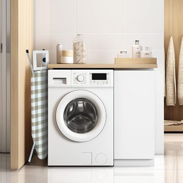 Відкидне прасувальне решітка AllRight з металевою сіткою, 7-позиційне регулювання висоти, антиковзні ніжки, 108.5/75 x 31 см, для парогенераторів, зелений