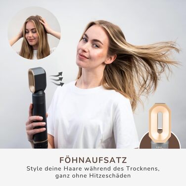 Dripl Airstyler Pro 6in1: Фен-стайлер для волосся, 6 функцій, без пошкодження, для всіх типів волосся