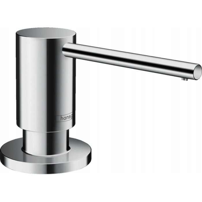 Настільний дозатор для мила Hansgrohe, металевий, сріблястий, 500 мл