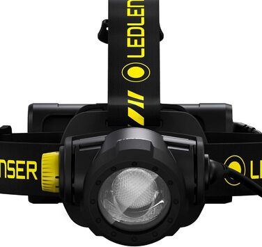 Налобний ліхтар Ledlenser H15R Work, 2500 люмен, IP67, акумуляторний, LED, з фокусуванням, магнітна зарядка, для каски, високий CRI
