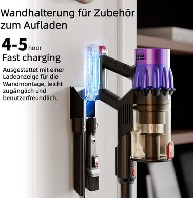 Bergexpertе Orizom: Бездротовий пилосос з автоматичним визначенням забруднення, 60 хв роботи, для килимів, твердих підлог та шерсті тварин, 550 Вт (фіолетовий)