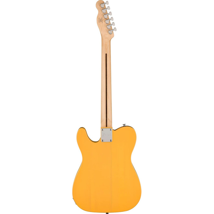 Squier Sonic Telecaster: електрогітара Fender з палісандровим гриф, чорна захисна пластина, колір Butterscotch Blonde, з безкоштовними онлайн-уроками Fender Play